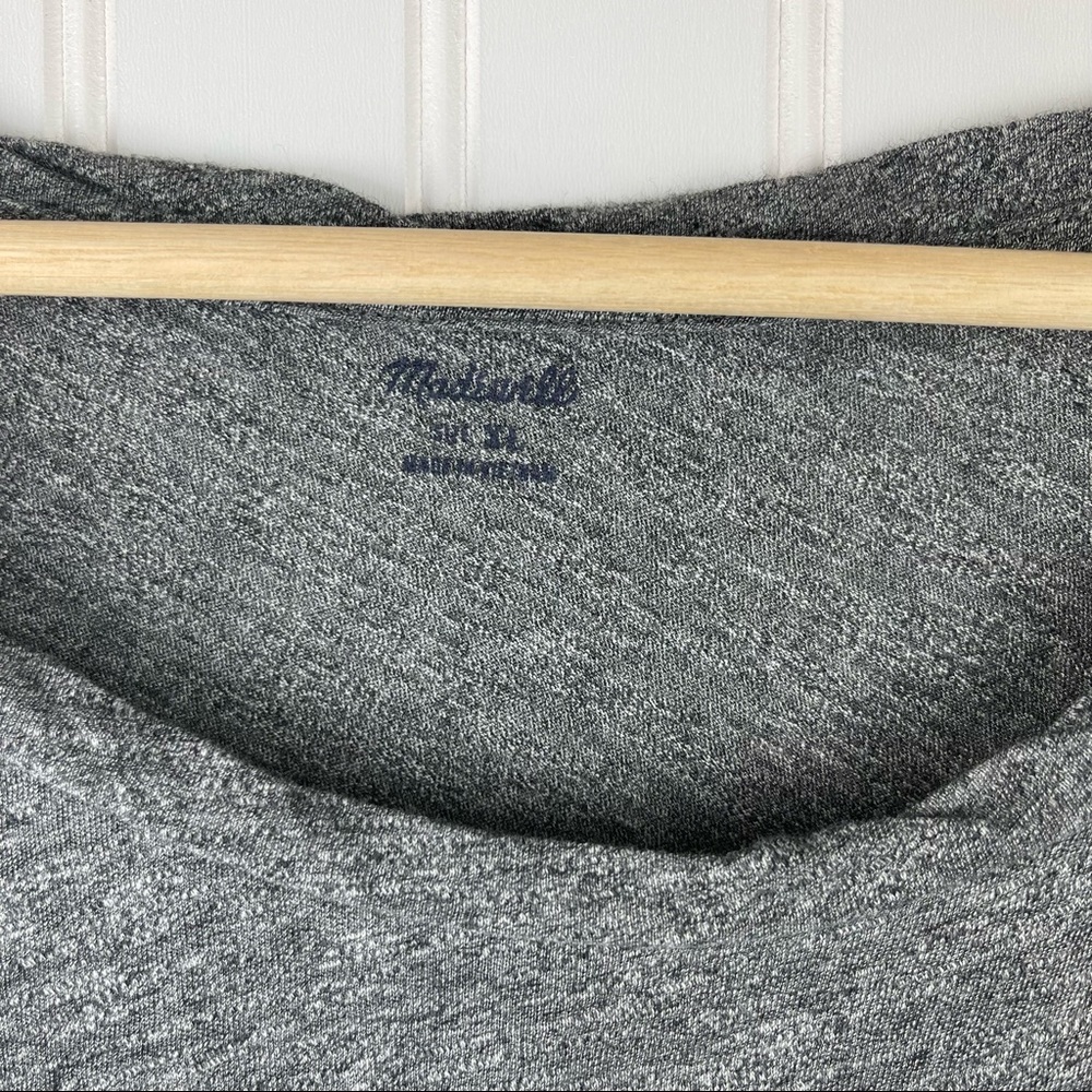 Madewell Whisper Cotton Gray Heathered Muscle Tank Top Size XL - Picture 6 of 10